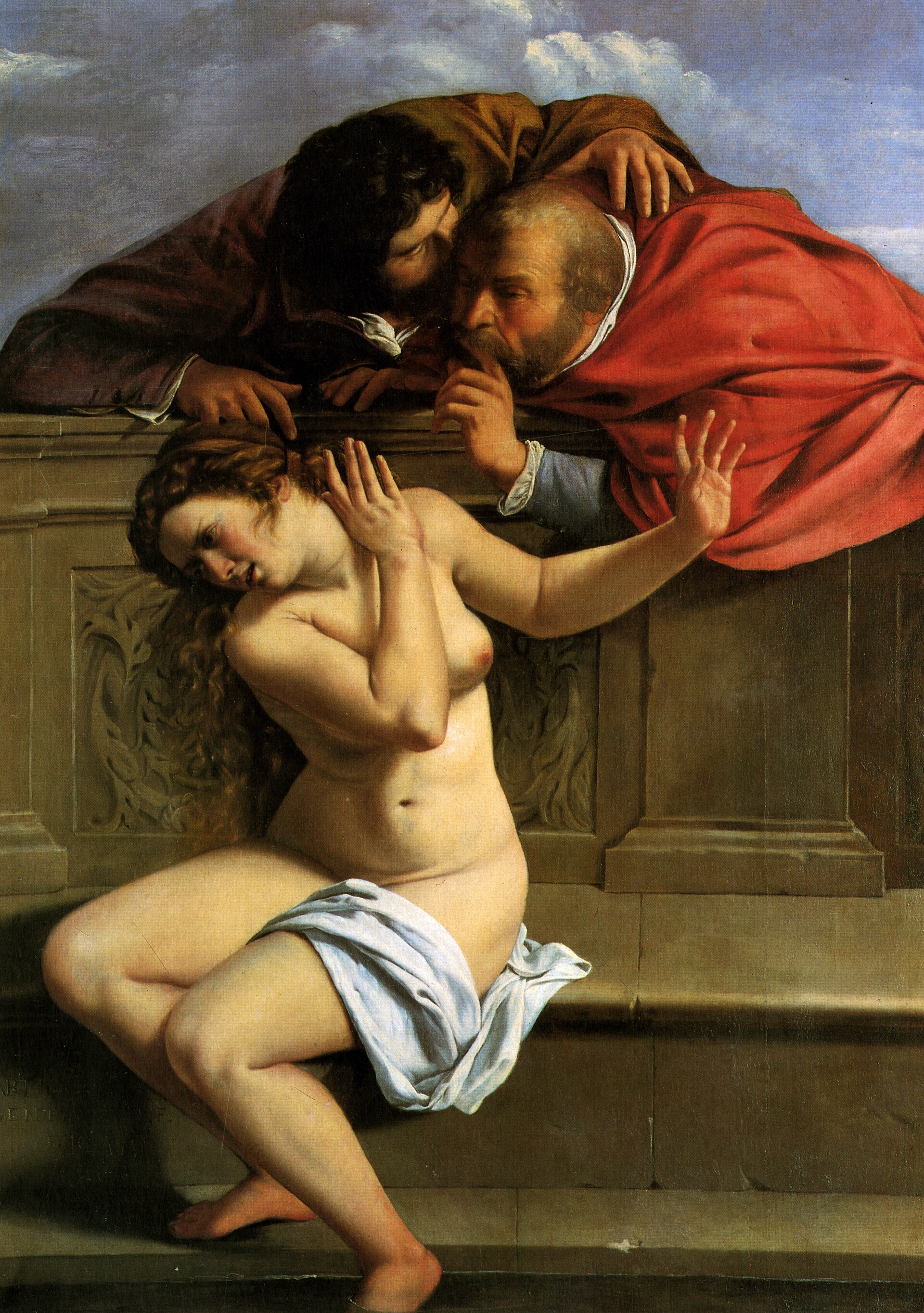 Imagem de referência de Susana e os idosos, descrito nos dados abertos como pintura de Artemisia Gentileschi