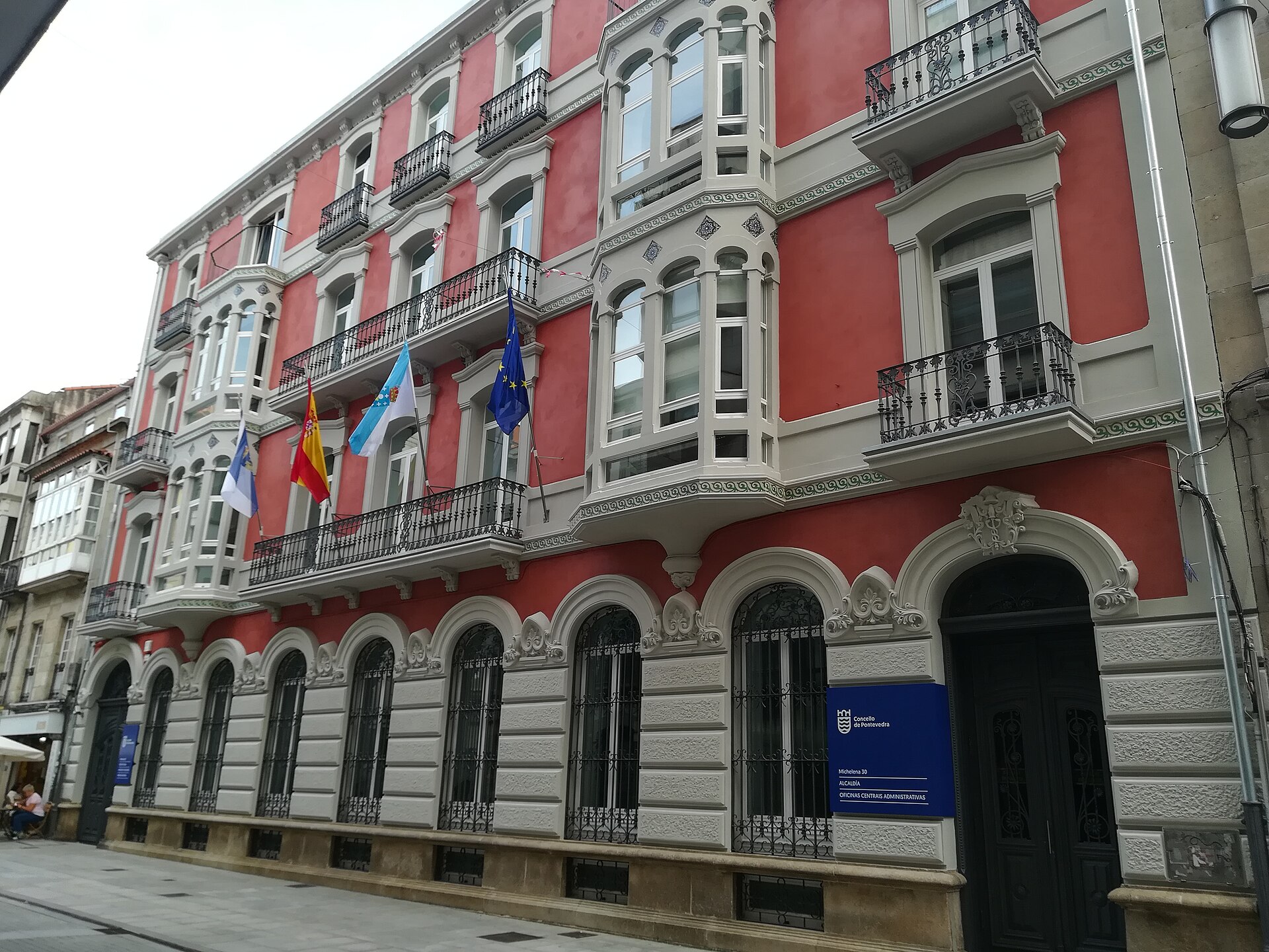 Imagem de referência de Mansão do Marquês de Riestra, descrito nos dados abertos como edifício em Pontevedra, Espanha