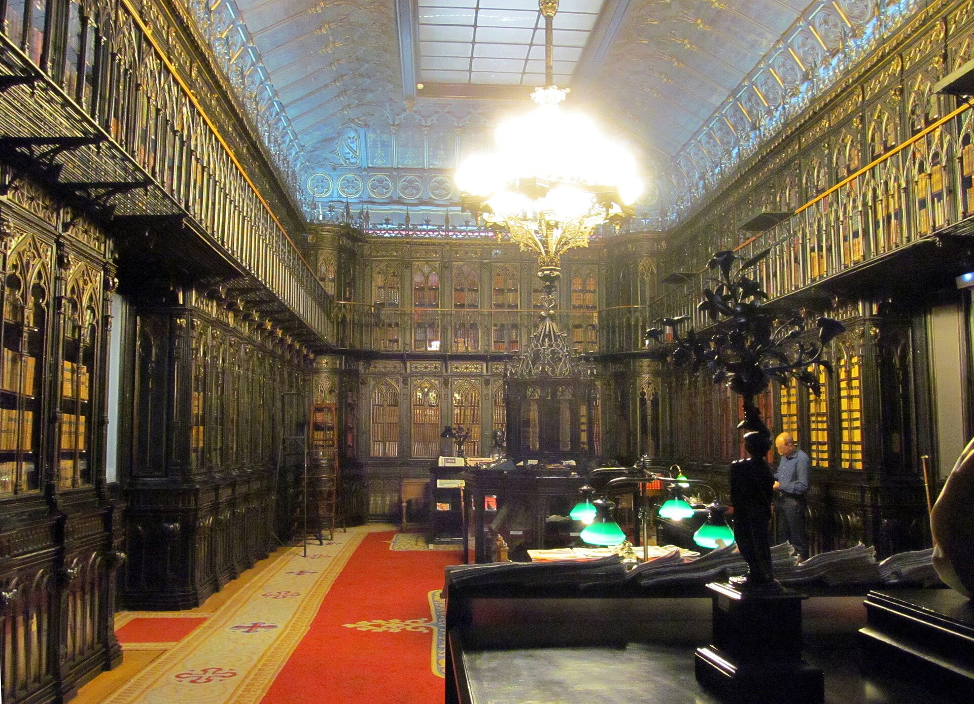 Imagem de referência de Biblioteca do Senado de Espanha, descrito nos dados abertos como biblioteca em Espanha