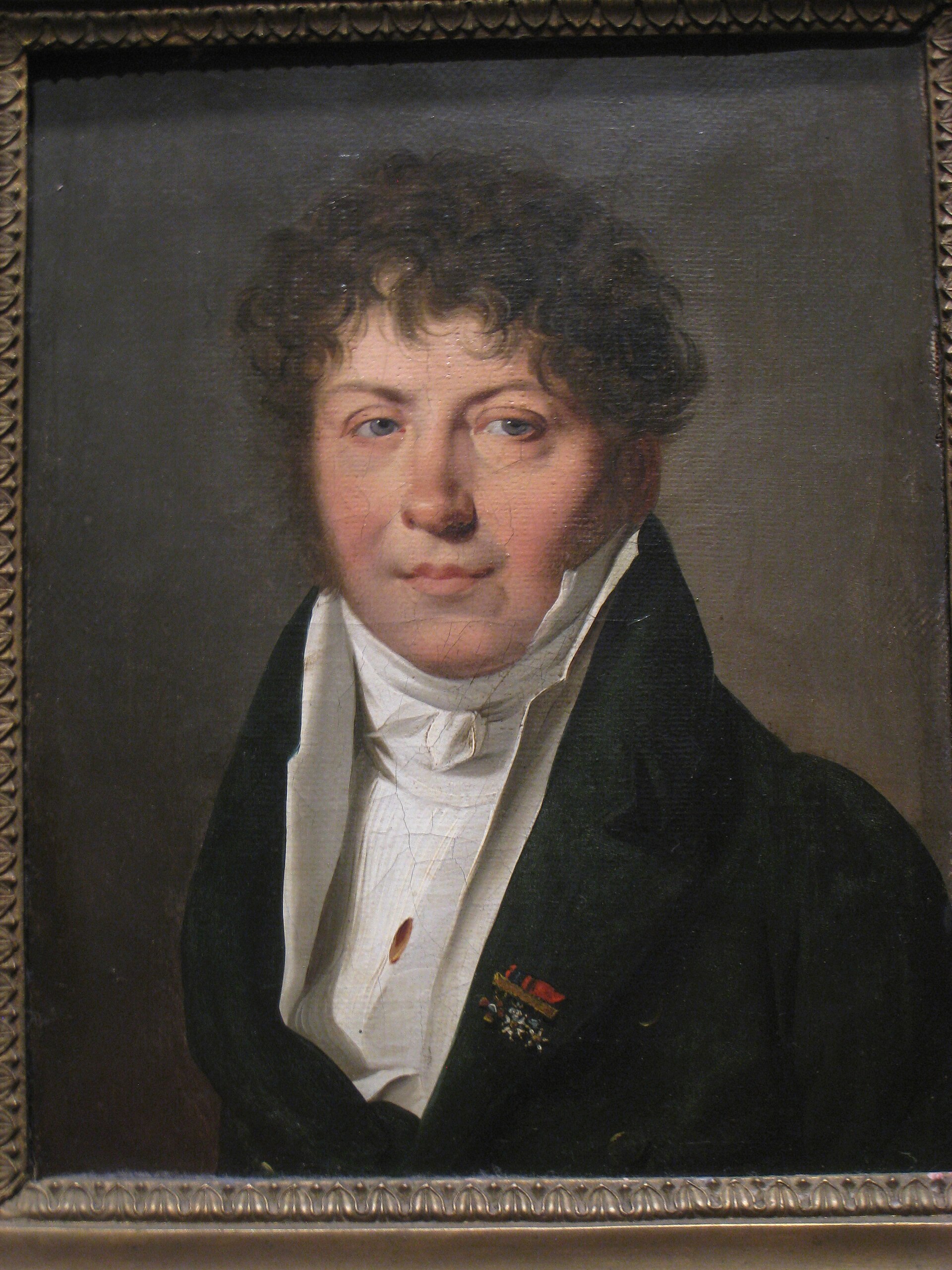 Imagem de referência de Retrato de um homem, descrito nos dados abertos como pintura de Louis Léopold Boilly