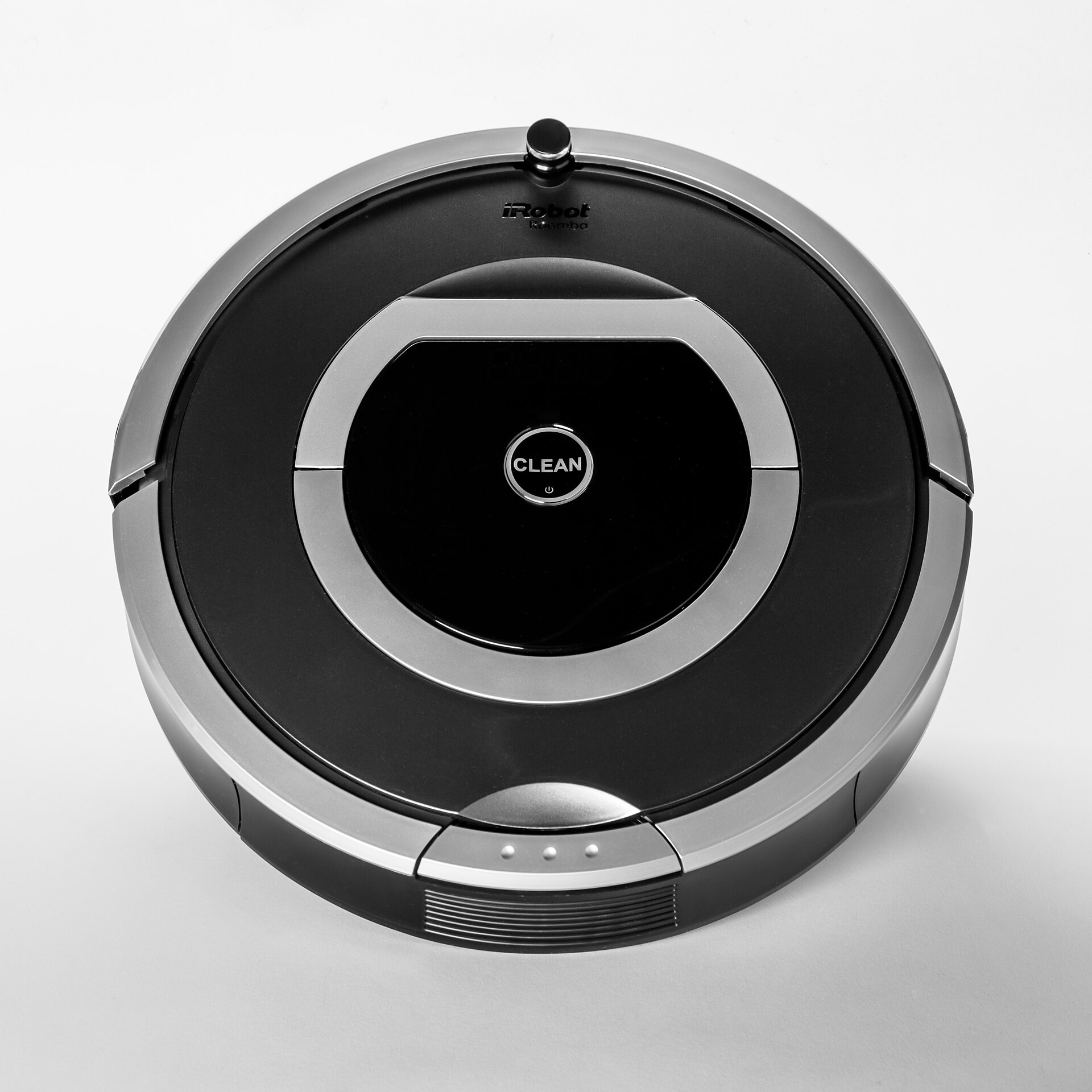 Imagem de referência relacionada a Roomba, item descrito como marca de aspiradores robóticos