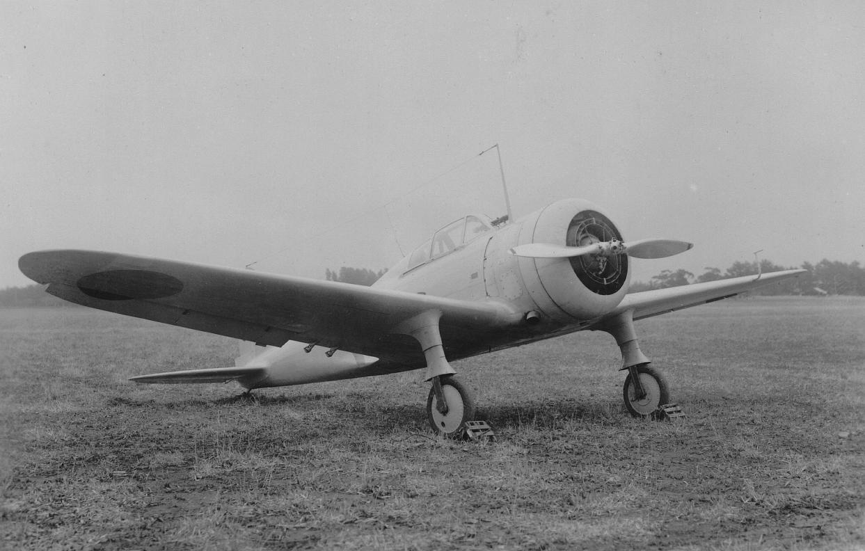 Imagem de referência de Nakajima Ki-27, descrito nos dados abertos como caça do Exército Imperial Japonês