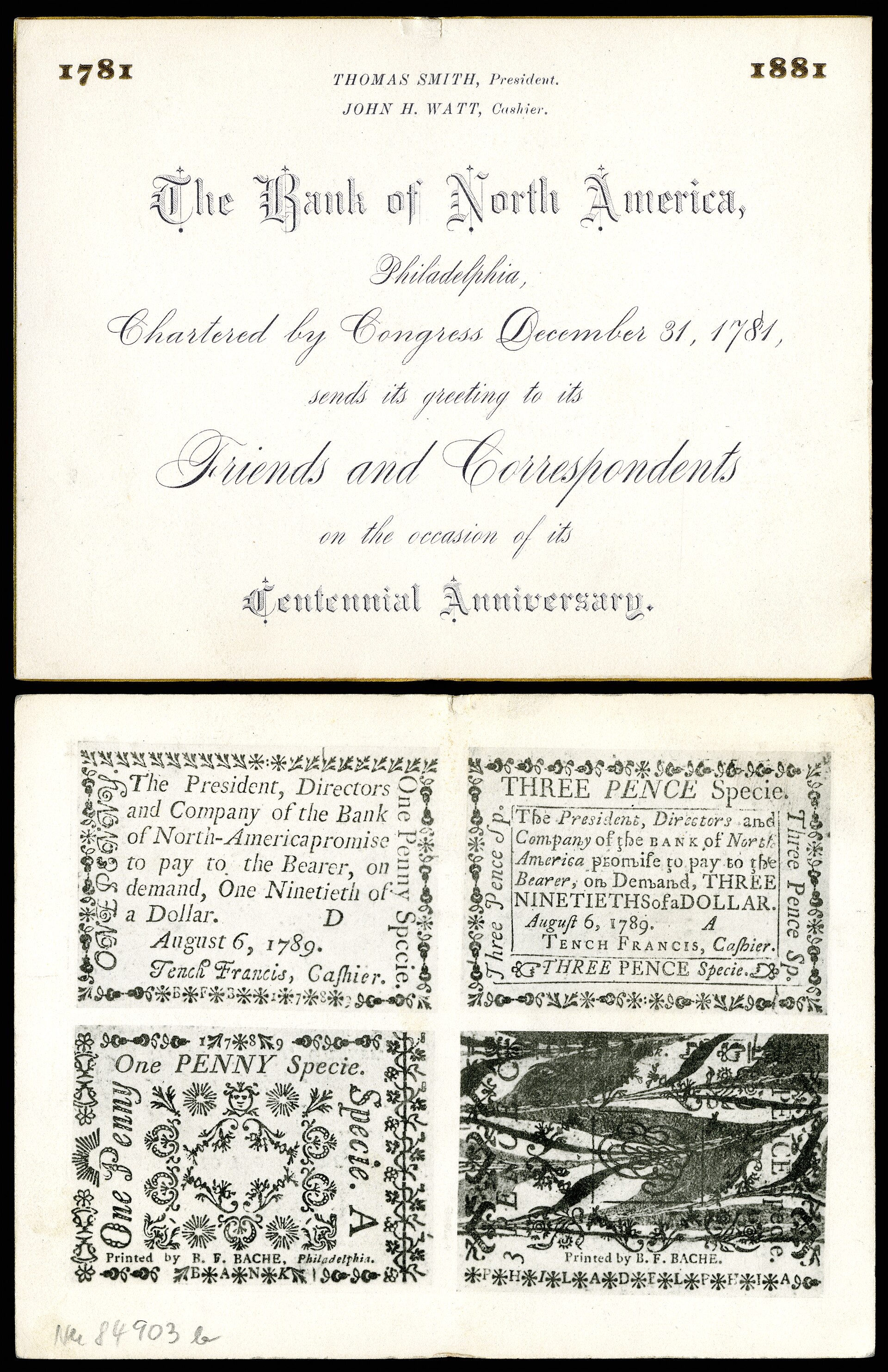 Imagem de referência de Banco da América do Norte, descrito nos dados abertos como banco americano fundado em 1781