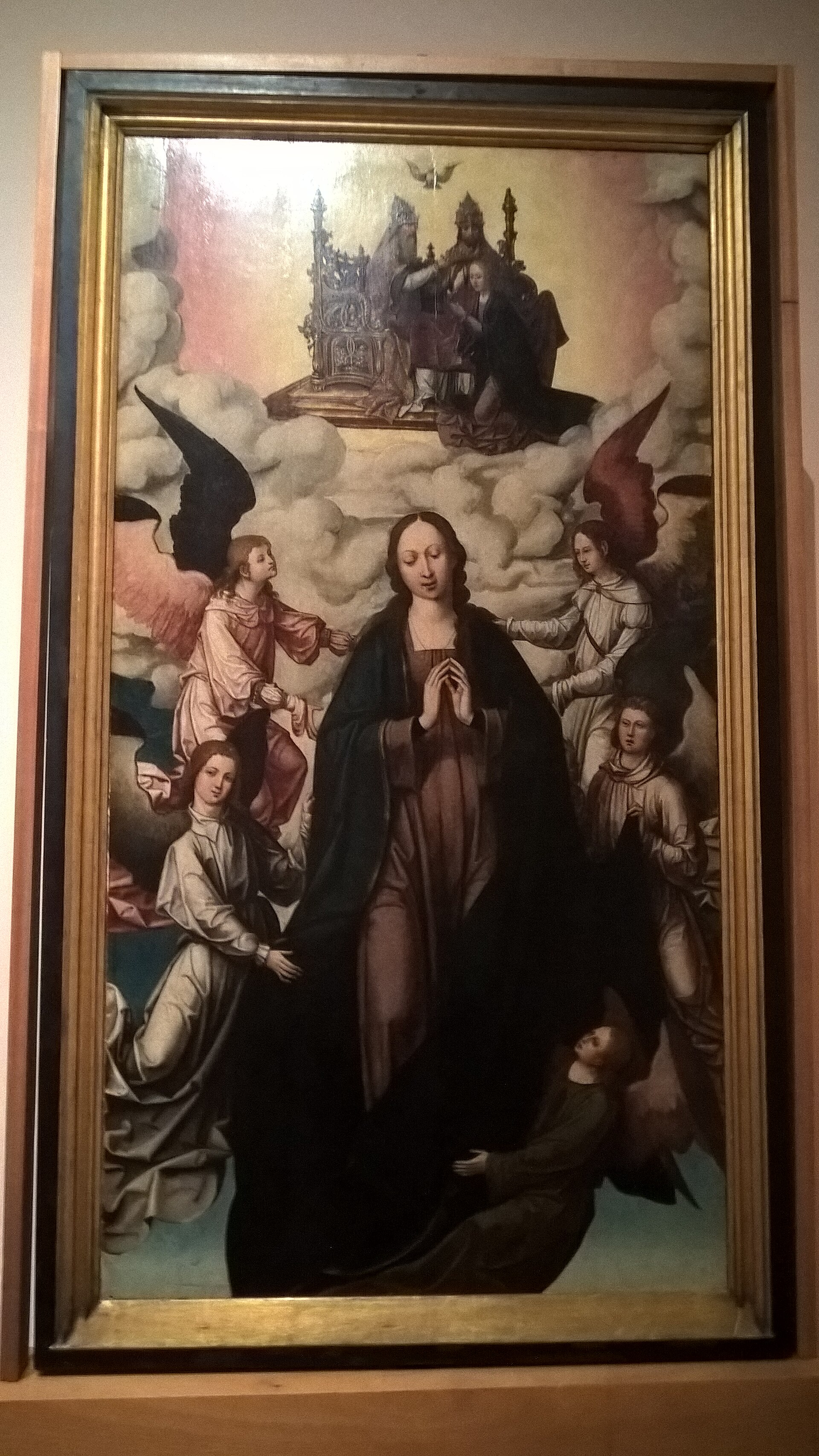 Imagem de referência de Assunção da Virgem Maria, descrito nos dados abertos como de Joos van Cleve e colaboradores
