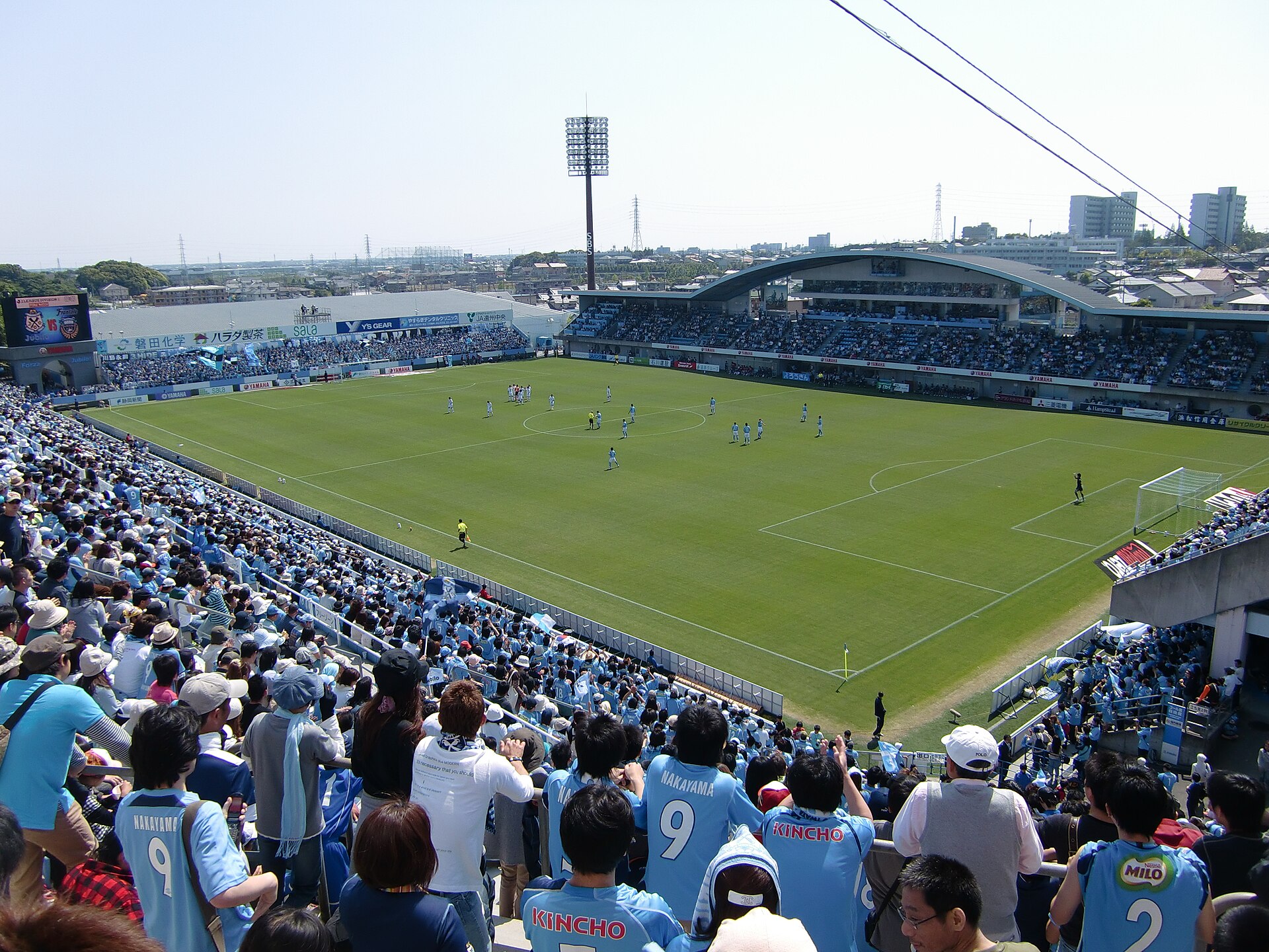 Imagem de referência de Estádio Yamaha, descrito nos dados abertos como estádio de futebol no Japão