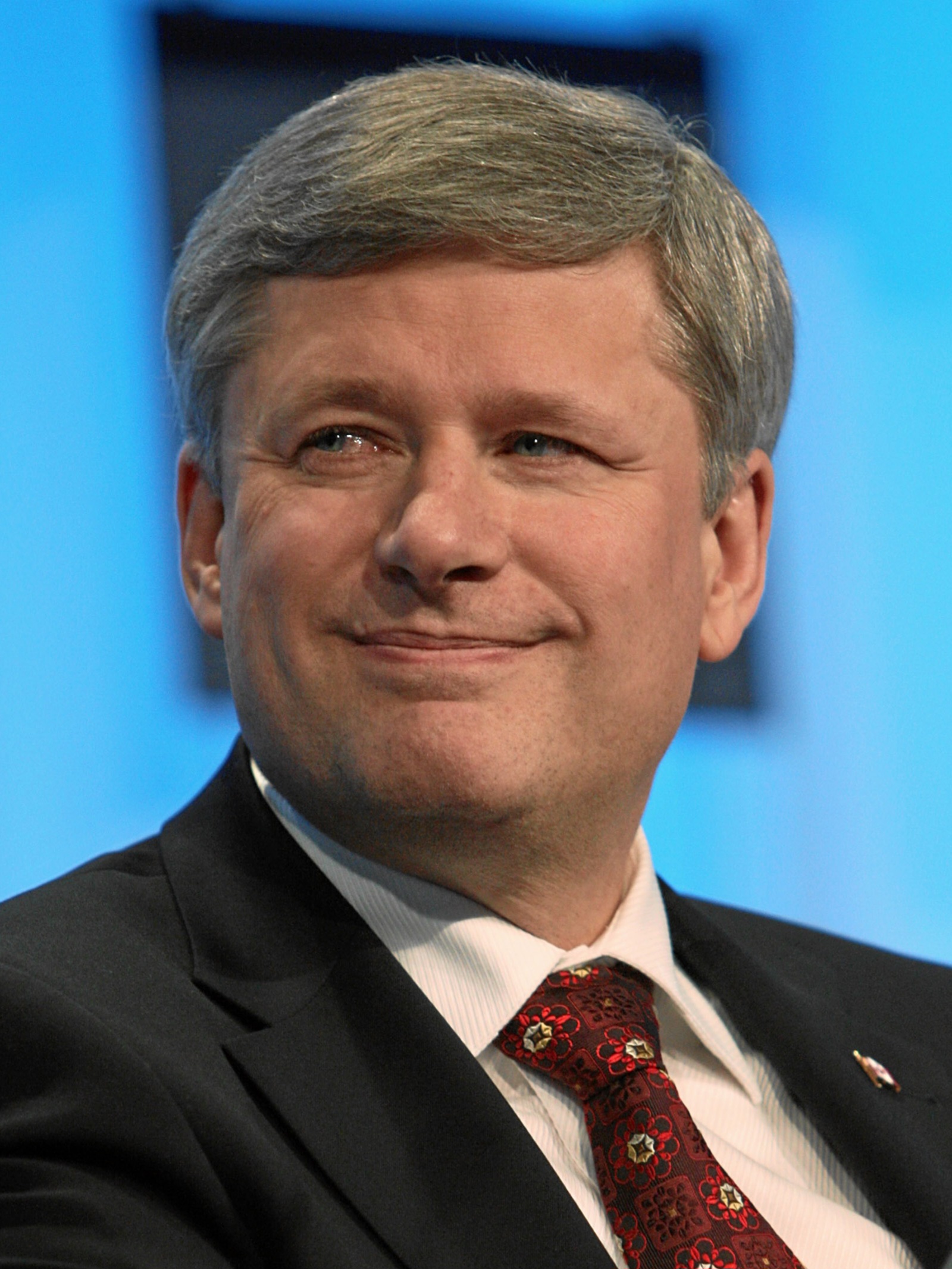 Imagem de referência relacionada a Stephen Harper, item descrito como político canadiano, ex-primeiro ministro do Canadá de 2006 até 2015