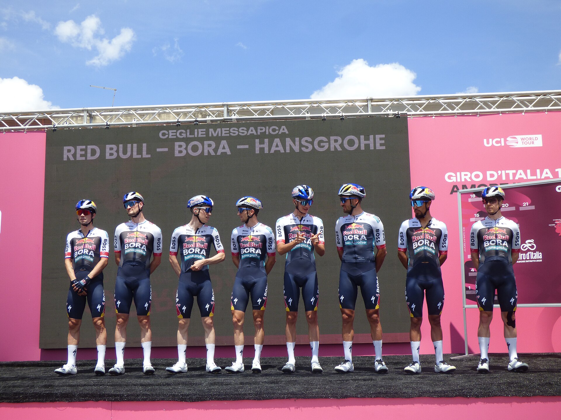 Imagem de referência de Red Bull-Bora-Hansgrohe, descrito nos dados abertos como equipa de ciclismo alemã