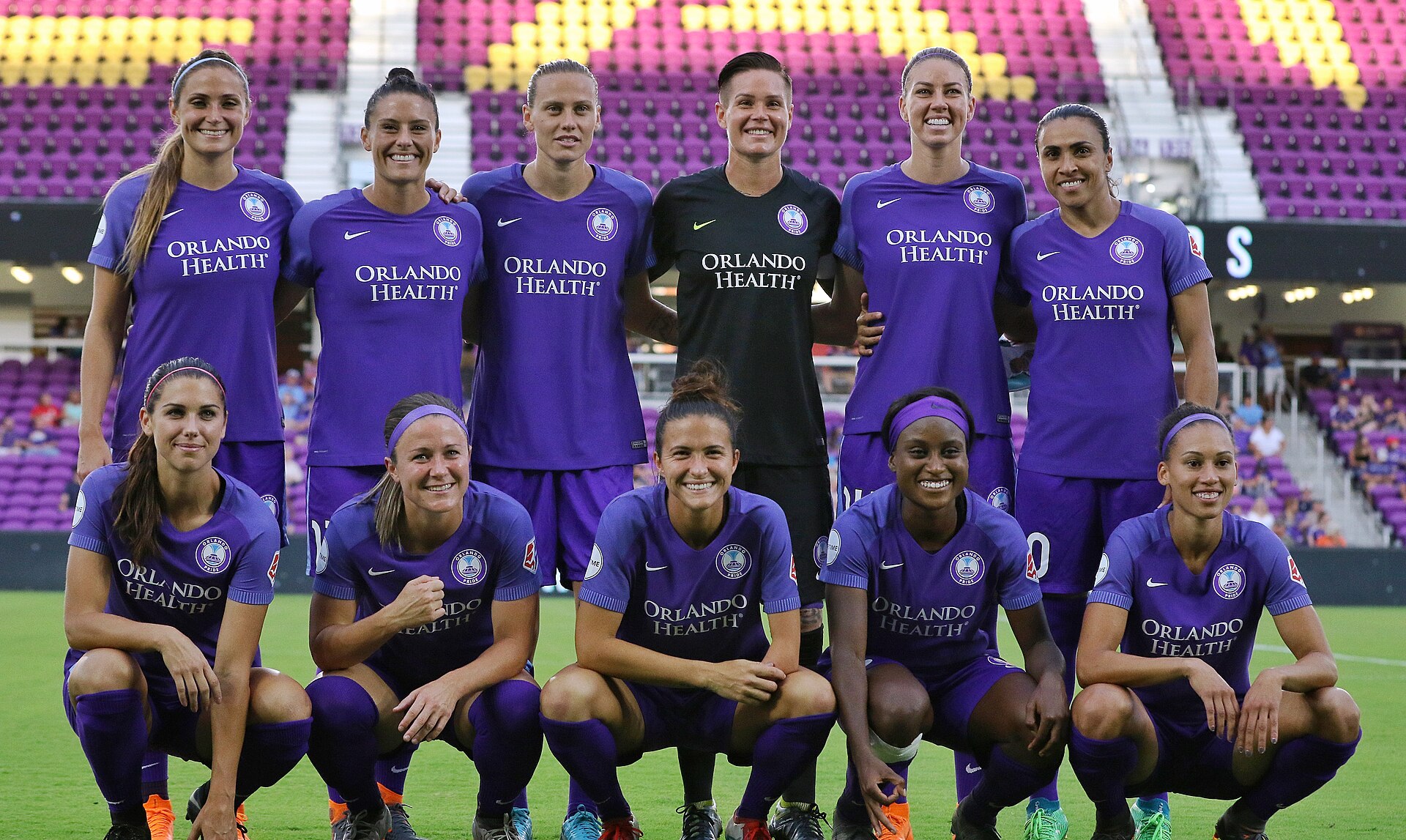 Imagem de referência de Orlando Pride, descrito nos dados abertos como time de futebol feminino sediado em Orlando, Flórida
