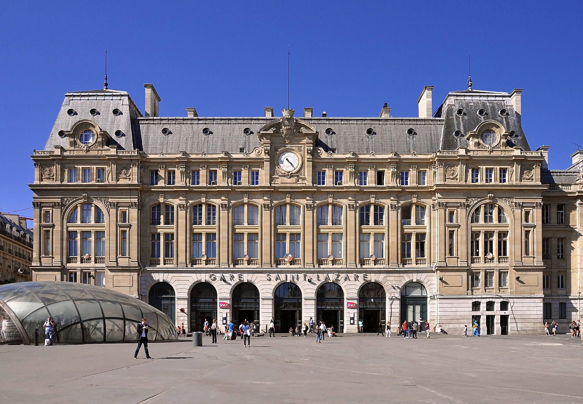 Imagem de referência de Gare Saint-Lazare, descrito nos dados abertos como estação ferroviária francesa
