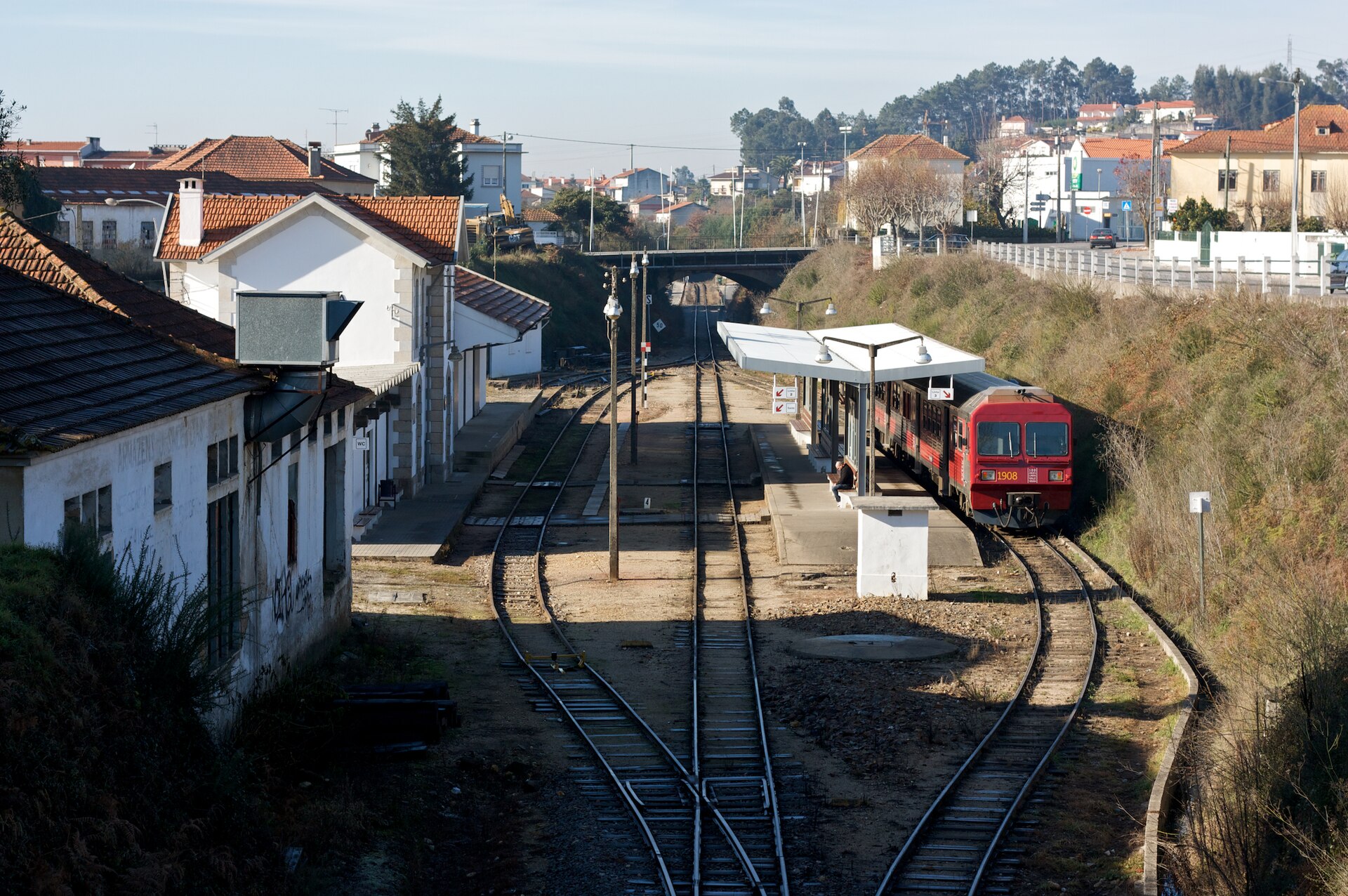 Imagem de referência de Estação Ferroviária de Águeda, descrito nos dados abertos como estação ferroviária em Portugal