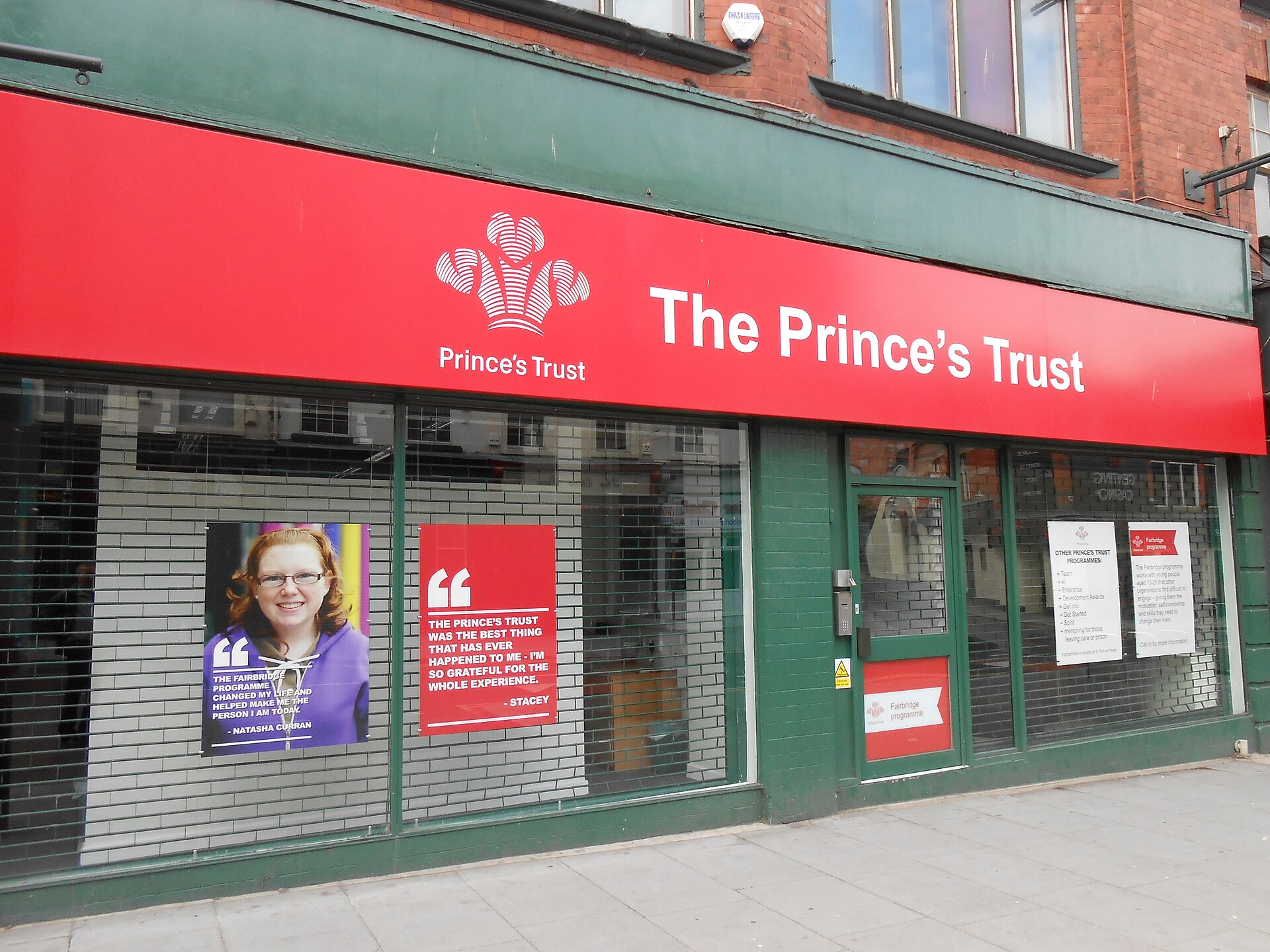 Imagem de referência de The Prince's Trust, descrito nos dados abertos como instituição de caridade britânica