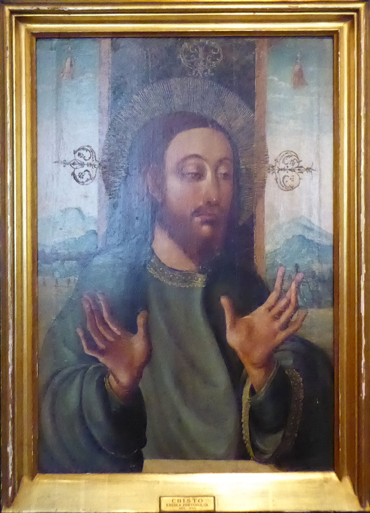Imagem de referência de Cristo, descrito nos dados abertos como de pintor português desconhecido