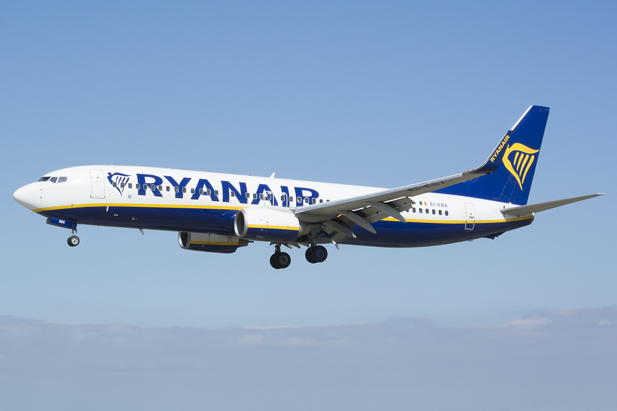 Imagem de referência de Ryanair, descrito nos dados abertos como linha aérea low-cost irlandesa