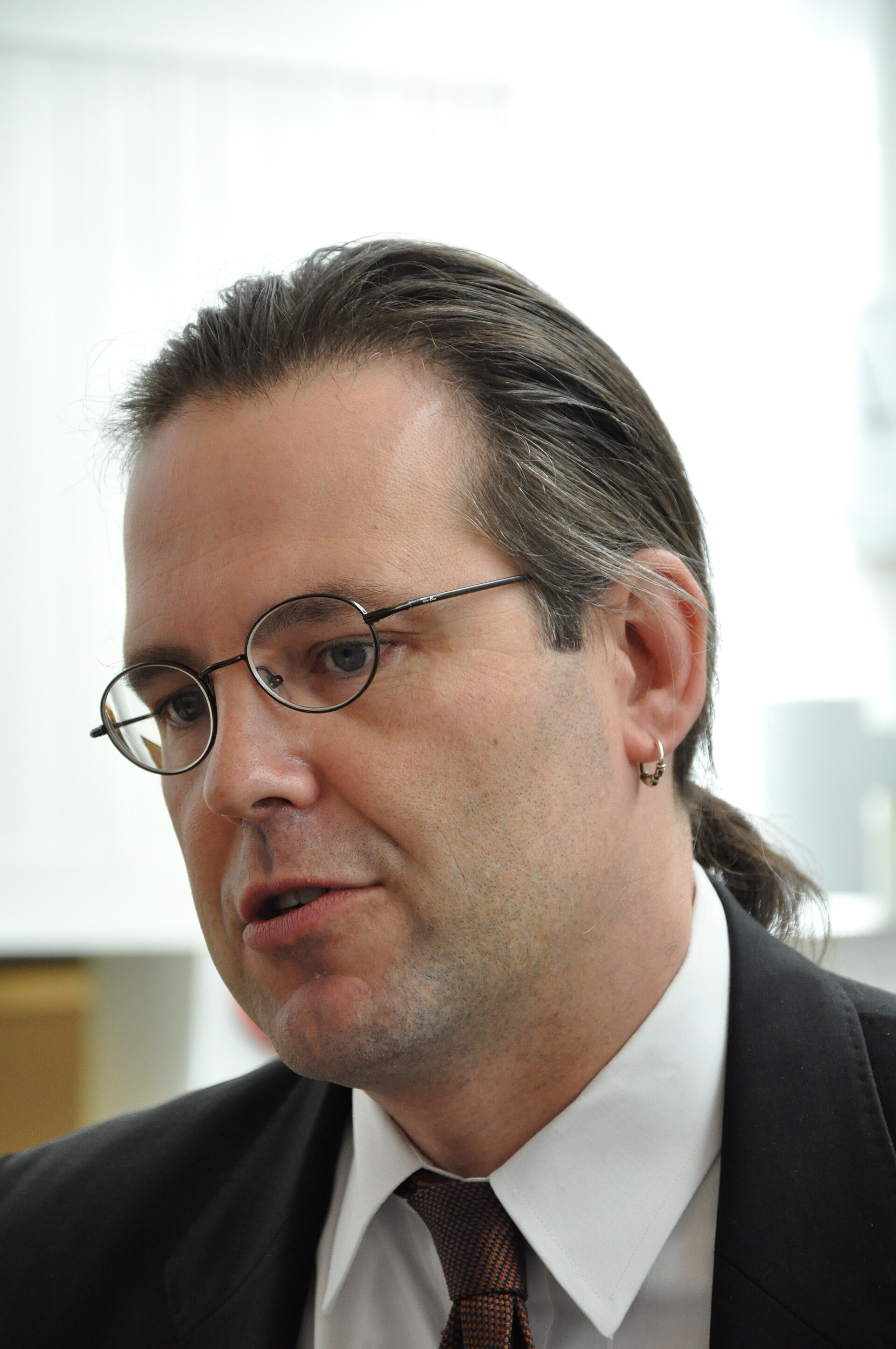 Imagem de referência relacionada a Anders Borg, item descrito como político sueco