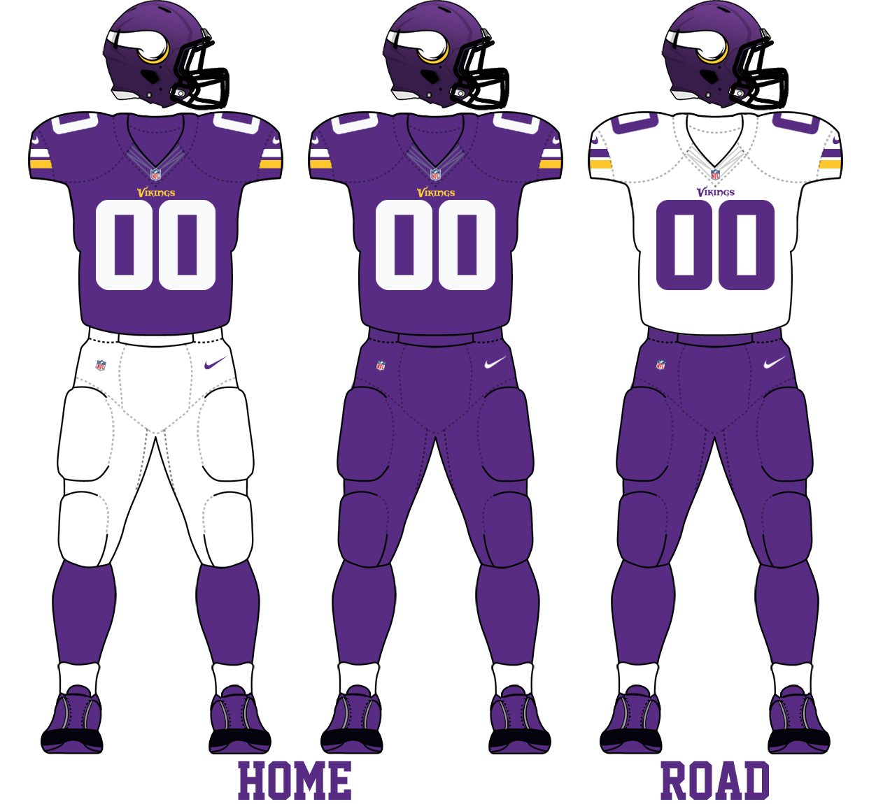 Imagem de referência de Minnesota Vikings, descrito nos dados abertos como time de futebol americano