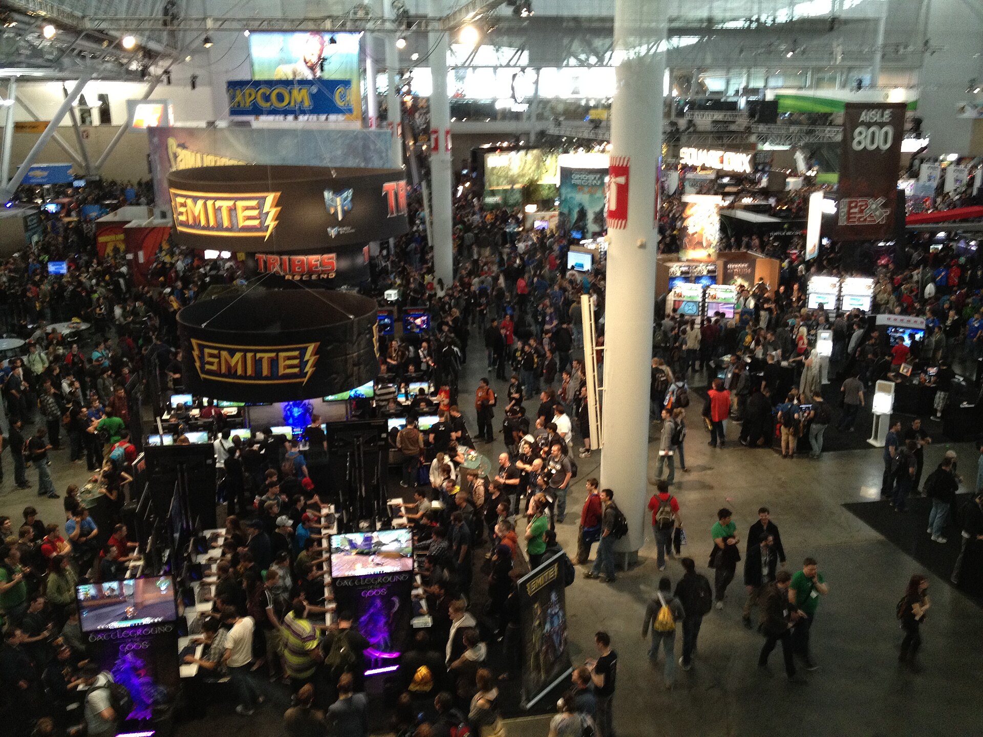 Imagem de referência relacionada a PAX, item descrito como festival de jogos