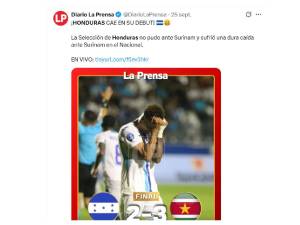 Cansaço, apontam dois e uma preocupação após a dolorosa derrota de Honduras contra Suriname.