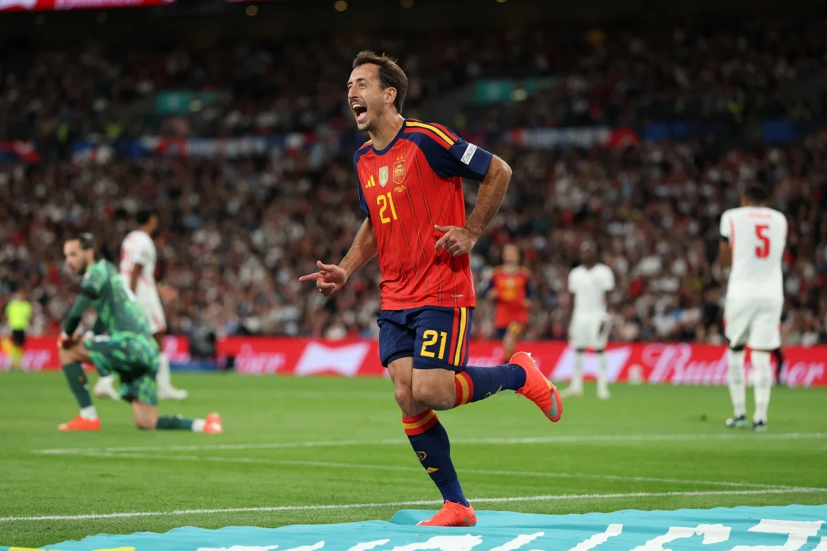Em jogo de duas viradas, Espanha derrota a Inglaterra na Nations League