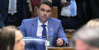 Fl&aacute;vio Bolsonaro afirma que MP das bets &eacute; atitude 'hip&oacute;crita, eleitoreira e populista' Foto: Carlos Moura/Ag&ecirc;ncia Senado