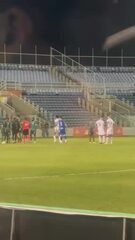Antes do gol: Thiago Coelho instruía Santa Cruz para ajustar barreira