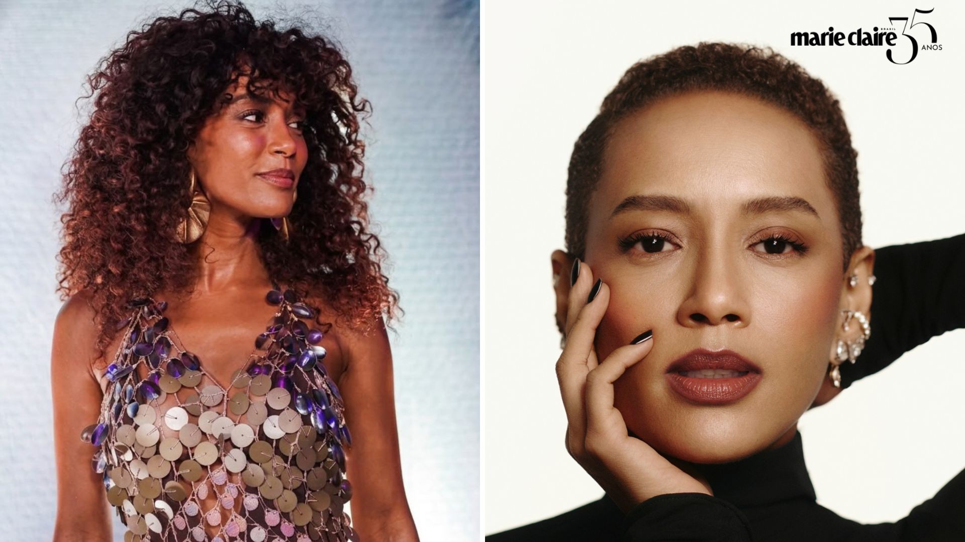 Taís Araujo revela transformação radical no cabelo durante a Semana de Moda de Paris: 'Cortei tudo'