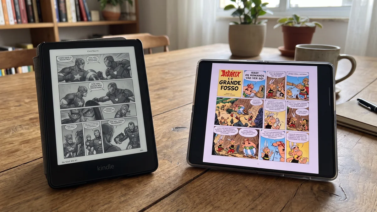 kindle x galaxy z fold 8