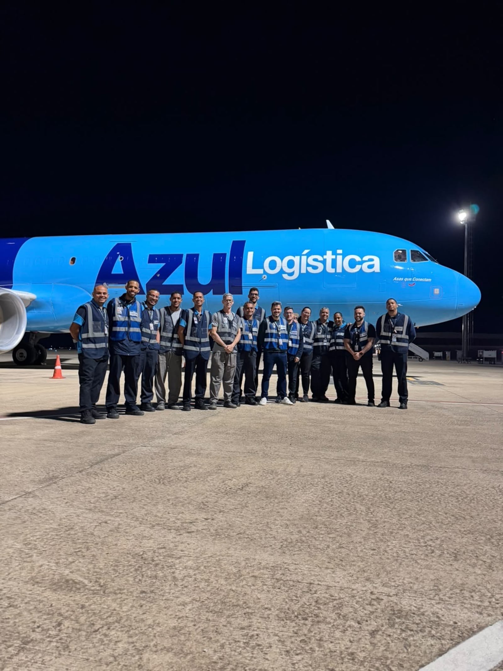 A321F: Azul Logística Azul