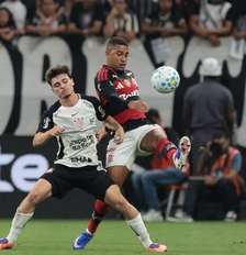 Corinthians e Flamengo empataram em bom jogo na Neo Química Arena Foto: Werther Santana/Estadão / Estadão