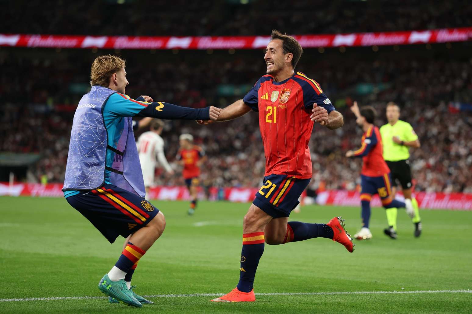 Espanha vence a Inglaterra no Wembley. (Photo by Justin Setterfield/Getty Images)