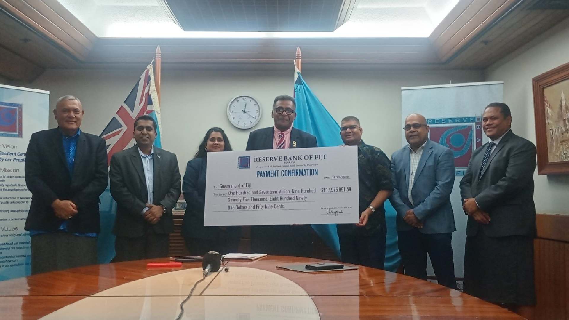 RBF transfers more than $117 million to Govt