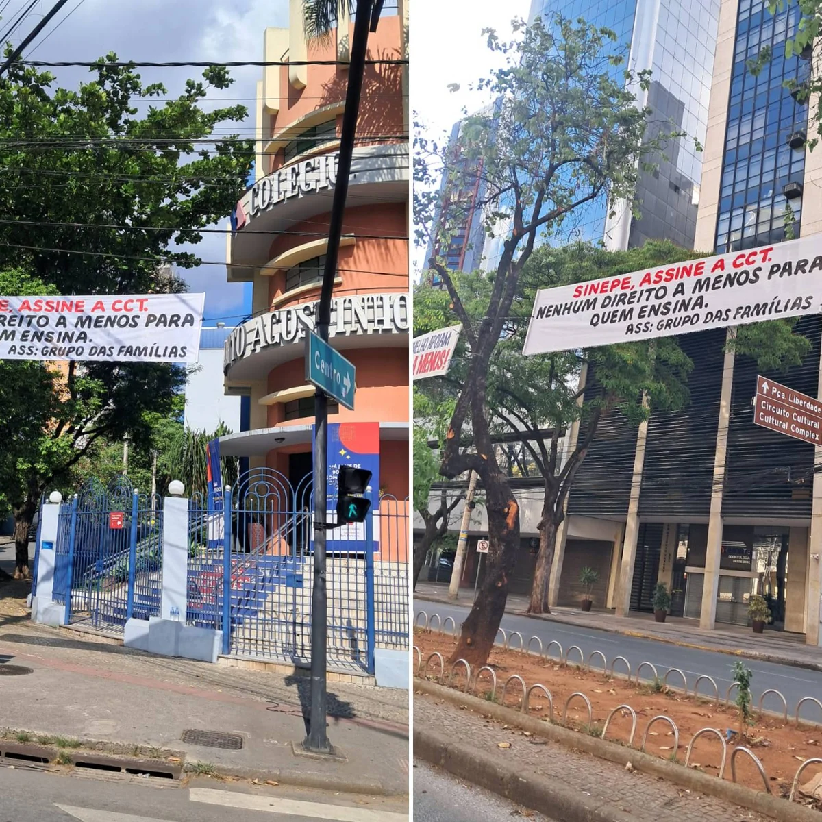 Famílias fazem pressão por acordo após greve em escolas particulares de MG