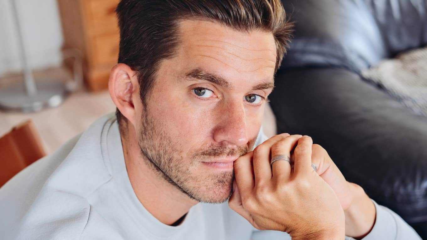 Man looking emotionally negligent