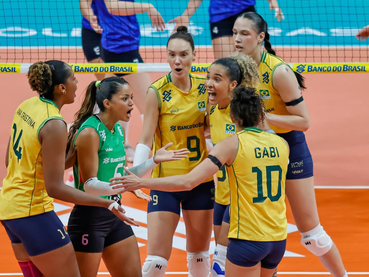 Brasil enfrenta a Argentina no Sul-Americano de vôlei em busca de vaga em Los Angeles-2028