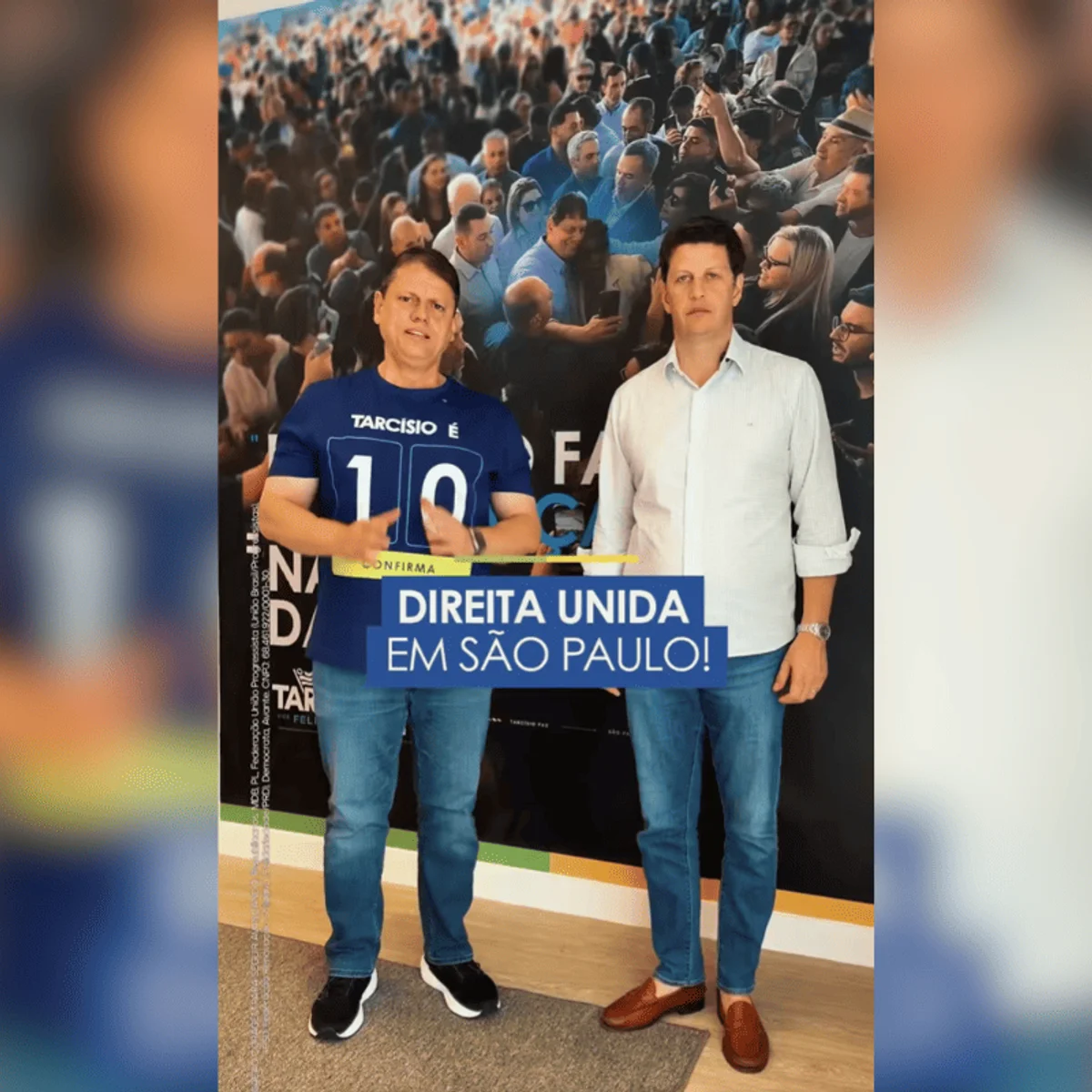 Tarcísio elogia Salles por desistir de candidatura ao Senado: "Grandeza"