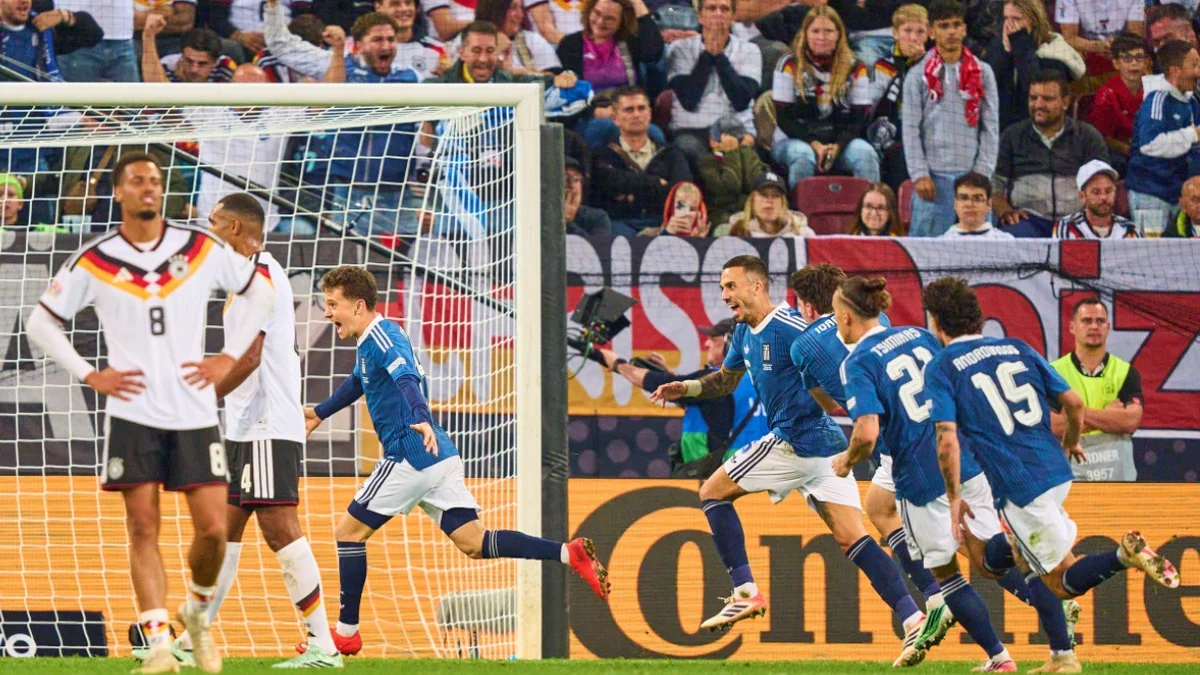 Alemanha perde para Grécia na Nations League; veja resultados deste domingo