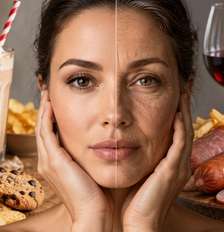 4 alimentos podem acelerar o envelhecimento quando consumidos em excesso Foto: Simples Conteudo