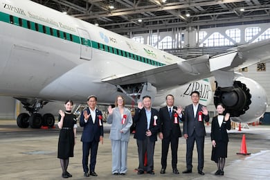 Aérea japonesa revela pintura especial para promover descarbonização do transporte aéreo