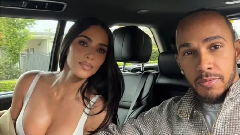 Kim Kardashian usa apelido inusitado para Lewis Hamilton e surpreende a irmã