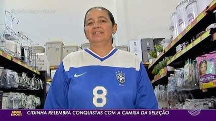Cidinha relembra conquistas com a camisa da Seleção Brasileira