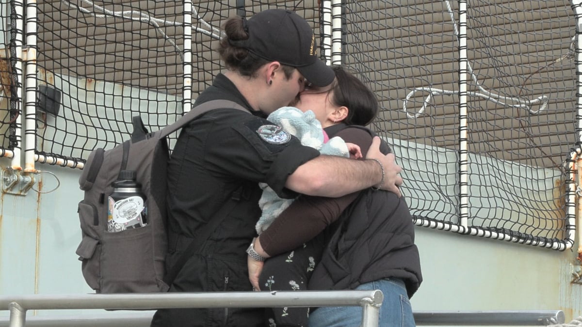 ‘Nothing beats the feeling of coming home’: HMCS Max Bernays crew returns from Arctic