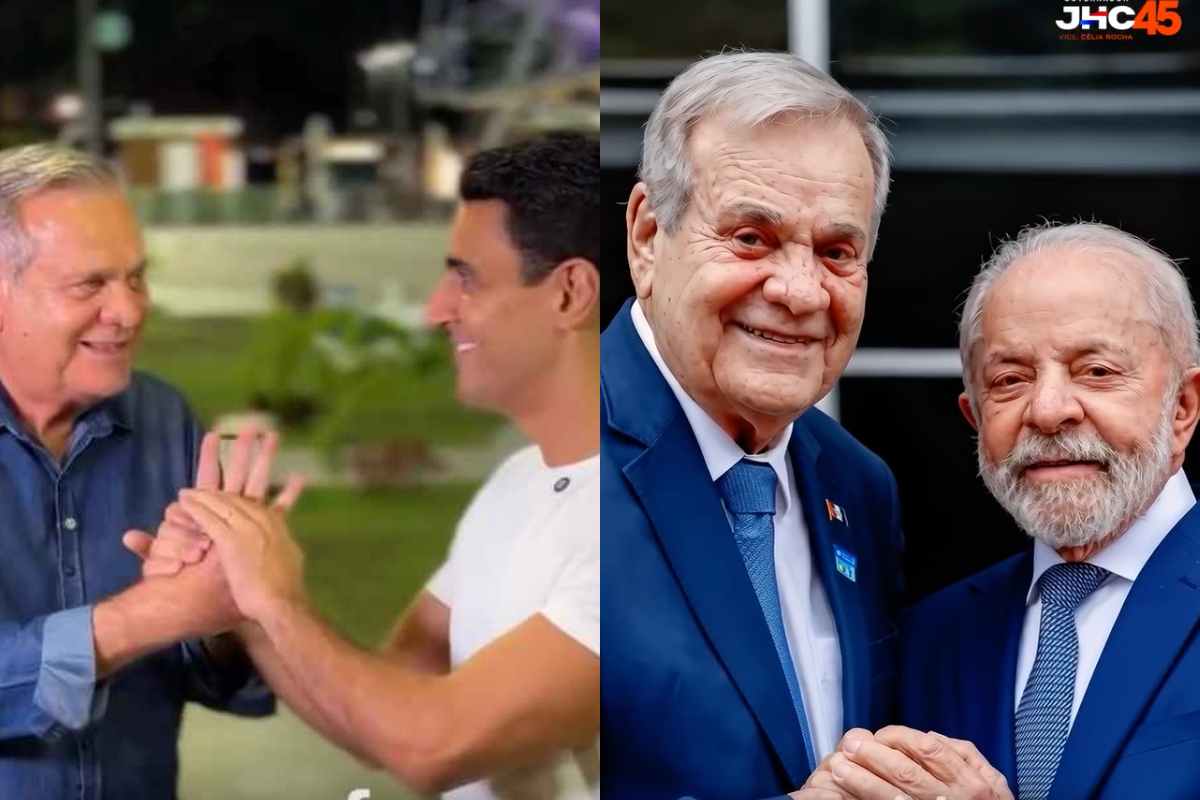 Na propaganda divulgada por JHC, Lessa pede votos para o candidato e para Lula