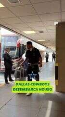 Dallas Cowboys já está no Rio de Janeiro para o NFL Rio Game neste domingo, no Maracanã!