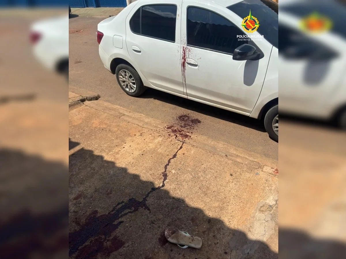 Tiro e sangue: dupla tenta executar rival próximo a creche no DF