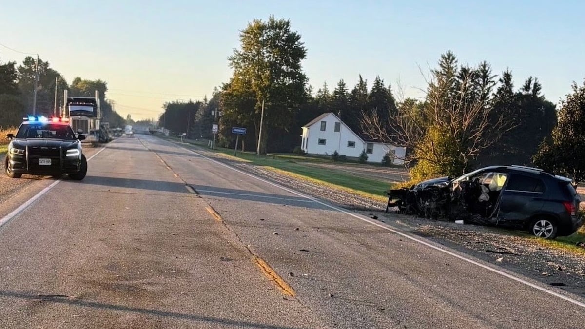 Transport truck, SUV collide in Zorra