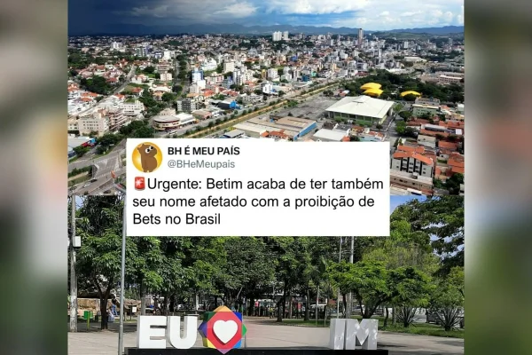 Adeus, Betim? Proibição das bets rende trocadilhos entre mineiros