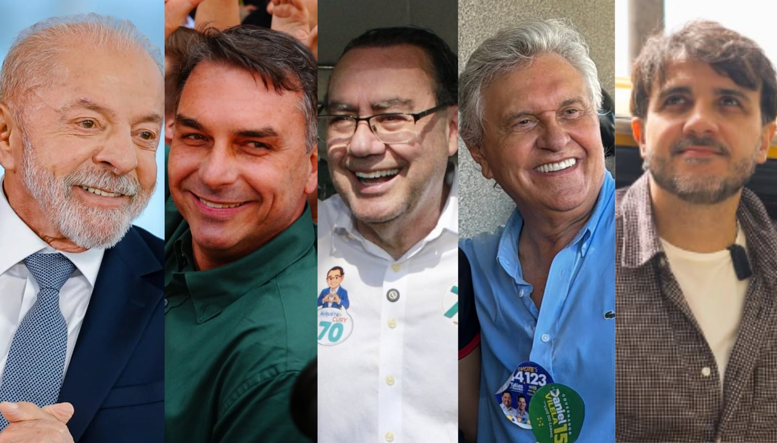 Descubra a agenda dos candidatos à presidência uma semana antes das eleições Montagem R7: Ricardo Stuckert/PR - 27.09.26; Vitor Sales - 28.09.2026; Equipe Campanha Augusto Cury;Eequipe Campanha Ronaldo Caiado; Reprodução/instagram/@renansantos