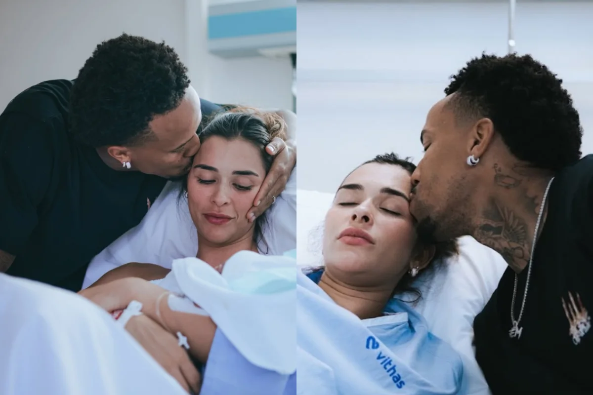 Nasce Gabriel, filho de Éder Militão e Tainá Castro: “Muito amado”