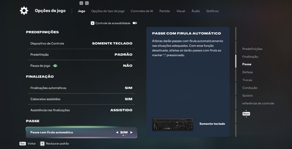 EA FC 27: 5 ajustes nas configurações que podem melhorar sua gameplay