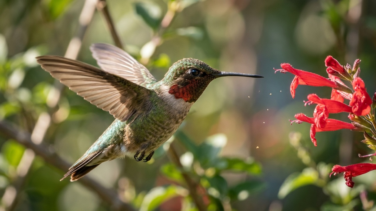 O beija-flor consegue voar para trás, mas a maioria das aves não: o segredo está no movimento das asas