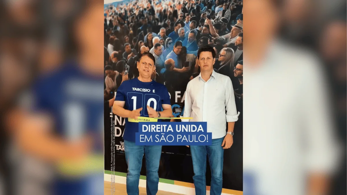 Tarcísio elogia Salles por desistir de candidatura ao Senado: "Grandeza"